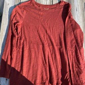 Faded glory ruffled back long sleeve